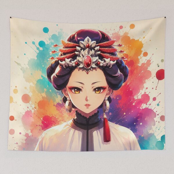 Item preview, Lady of the Garnet Crown designed and sold by ColourLibrary.