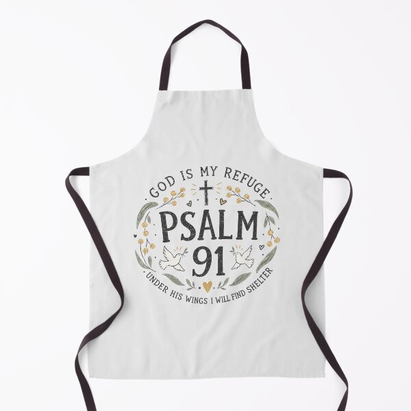 Item preview, Psalm 91 God Is My Refuge Under His Wings I Will Find Shelter Australian Wattle Christian designed and sold by Yellowriversss.