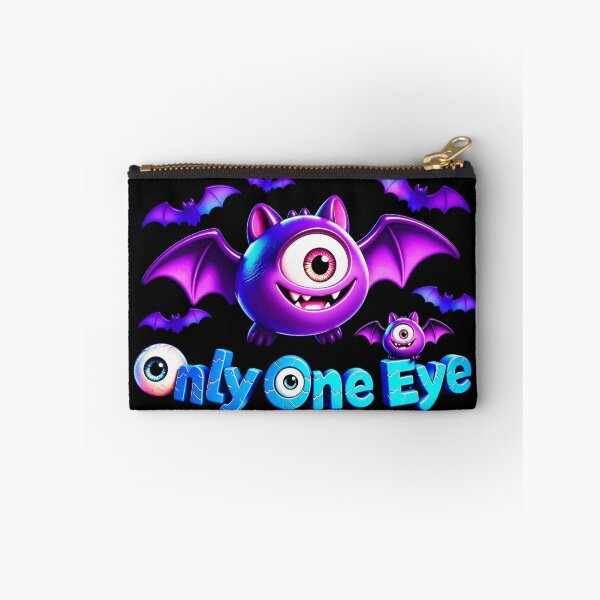 Item preview, Cute One-Eyed Halloween Monster Pumpkin – Only One Eye designed and sold by DreamyTupelo.