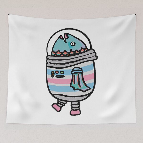 Item preview, Zev Blue Pink Color Stripes designed and sold by LoperJanine.