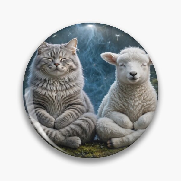 Item preview, CATEGORY - Cat and Teg Meditating - Forest Friends Fairytale designed and sold by CMWorkshop.