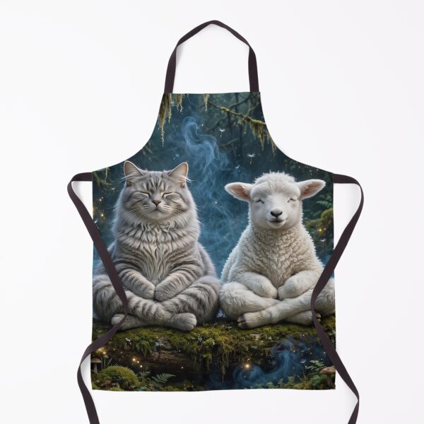 Item preview, CATEGORY - Cat and Teg Meditating - Forest Friends Fairytale designed and sold by CMWorkshop.