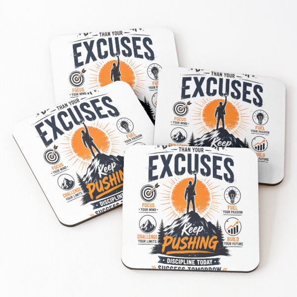 Item preview, Stronger than excuses  designed and sold by urbanshop7.
