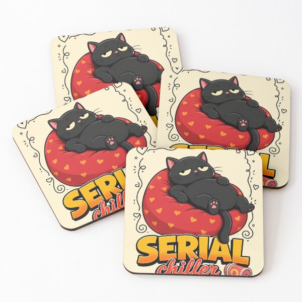 Item preview, Lazy Black Cat Serial Chiller designed and sold by Pure Craft.