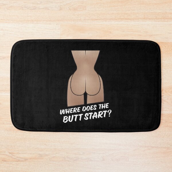 Item preview, Where Does The Butt End Anatomy Philosophy Humor Minimalist Line Art | ⭐⭐⭐⭐⭐ designed and sold by heckoffman.