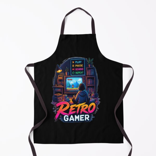 Item preview, Retro Gamer Vintage Gaming Room Pixel Art Design designed and sold by v6ziix.