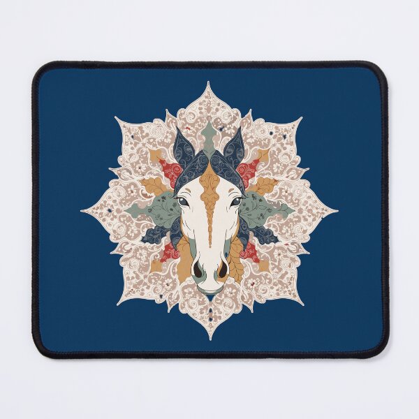 Item preview, Majestic Horse in Botanical Folk Style designed and sold by Paolo-Bandal.