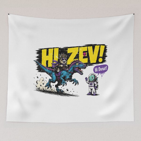 Item preview, Hi Zev -  Dungeon Crawler Carl designed and sold by LoperJanine.