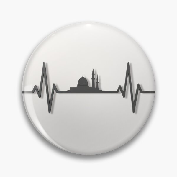 Artikelvorschau, Madinah Heartbeat – Al Masjid Ein islamisches Skyline-Design der Nabawi entworfen und verkauft von D-Islamic.