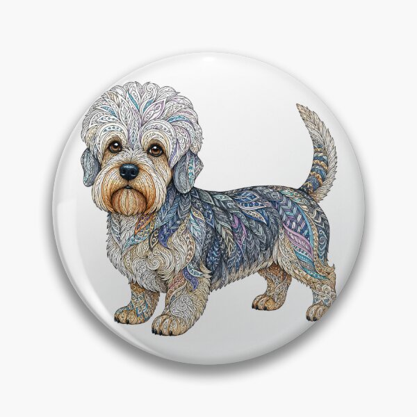 Item preview, Dandie Dinmont Terrier designed and sold by PaintedbyCarol.