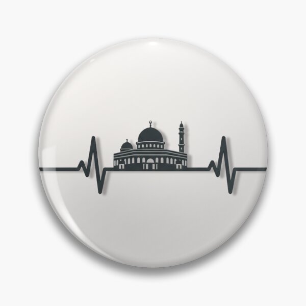 Item preview, Al Aqsa Heartbeat – Dome of the Rock Jerusalem Islamic Skyline Design designed and sold by D-Islamic.