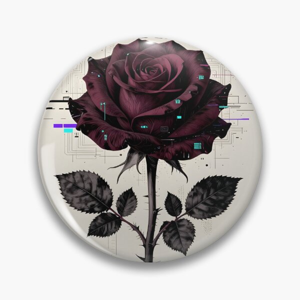Item preview, Digital Morning Cyber Rose designed and sold by Ekracreatives.