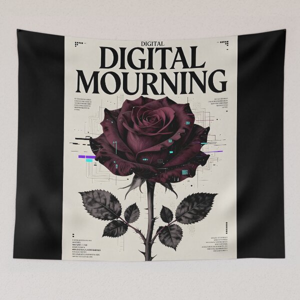 Item preview, Digital Morning Cyber Rose designed and sold by Ekracreatives.