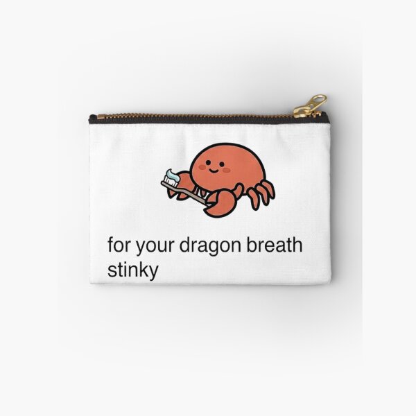 Item preview, Cute Crab Toothbrush Dragon Breath Meme (Mr. Pinchy) designed and sold by Cozy Moss Studio.