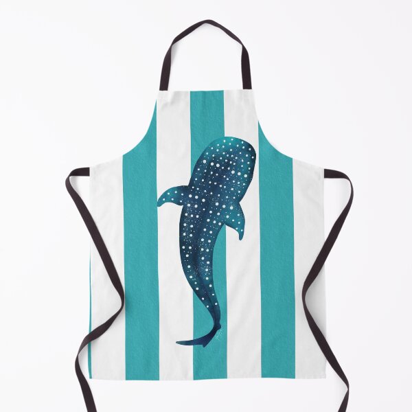 Item preview, Whale sharks turquoise stripes designed and sold by Ana Gorozpe.