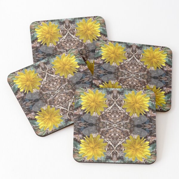 Item preview, Yellow flower in an autumnal season, mirror image designed and sold by lyloubeaupere.