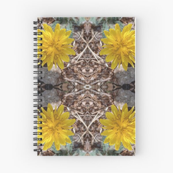 Item preview, Yellow flower in an autumnal season, mirror image designed and sold by lyloubeaupere.