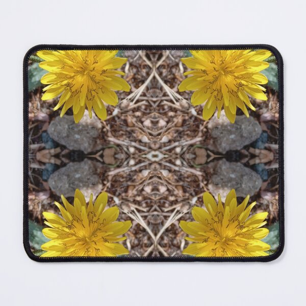 Item preview, Yellow flower in an autumnal season, mirror image designed and sold by lyloubeaupere.