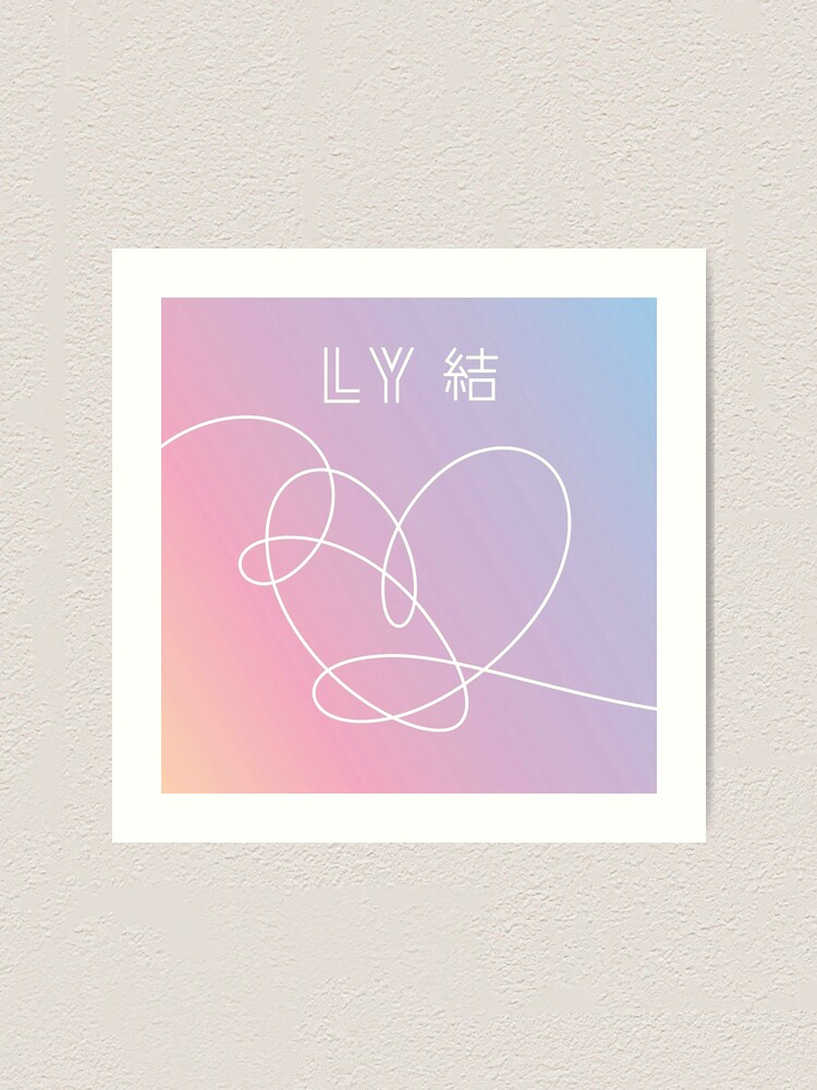 Bts Love Yourself Answer Album Art Print By Bimdesign Redbubble