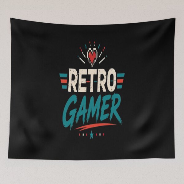 Item preview, Retro Gamer  Vintage Gaming Room Pixel Art Design designed and sold by v6ziix.