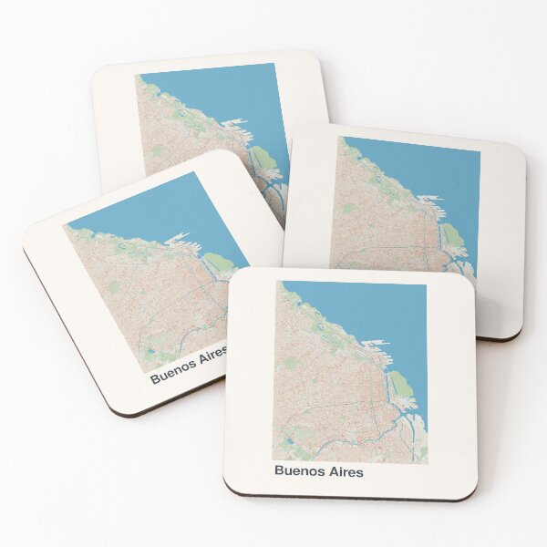 Item preview, Buenos Aires Minimalistic Map Art designed and sold by MapsNerd.