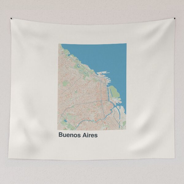 Item preview, Buenos Aires Minimalistic Map Art designed and sold by MapsNerd.