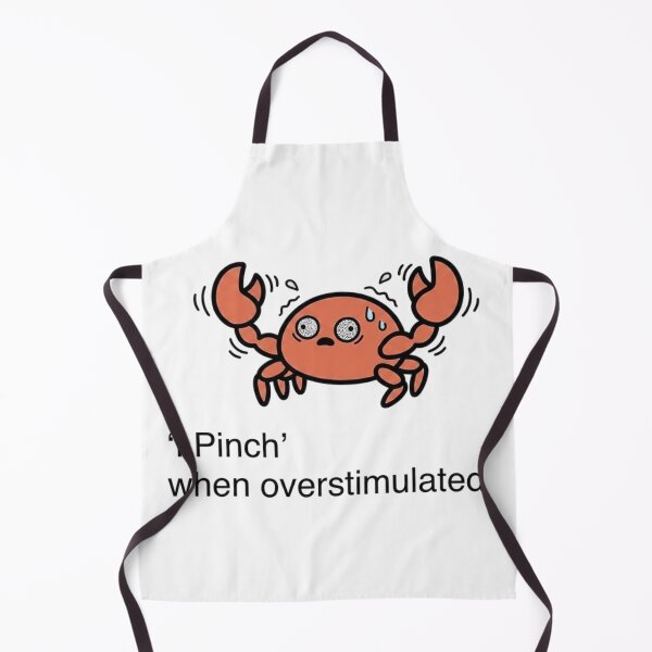 Aperçu de l'œuvre Citation amusante d'un crabe mignon surexcité qui pince (Monsieur Pincheur) créée et vendue par Cozy Moss Studio.