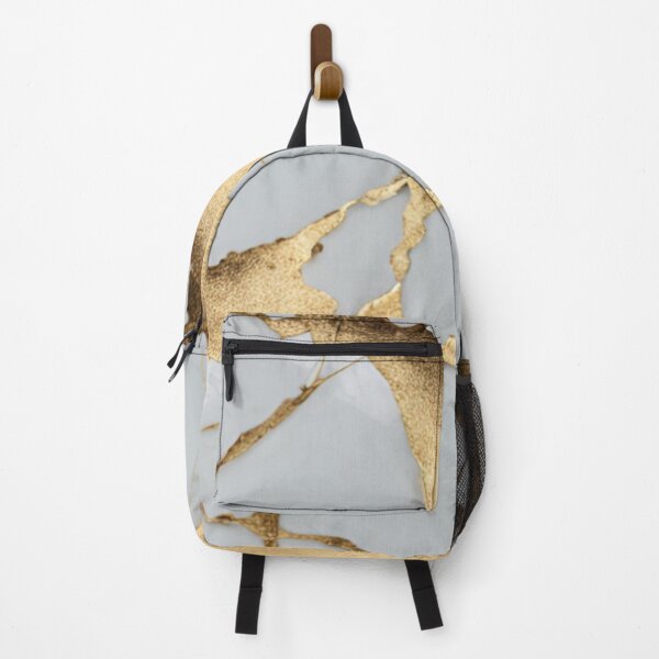 Item preview, Kintsugi Pottery Art - Wabi-Sabi Japanese Gold Repair Print designed and sold by Purrfecta.