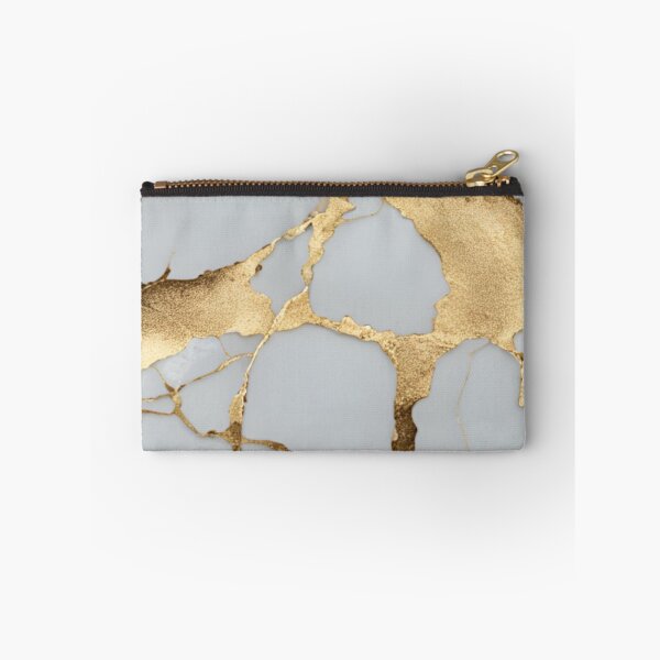Item preview, Kintsugi Pottery Art - Wabi-Sabi Japanese Gold Repair Print designed and sold by Purrfecta.