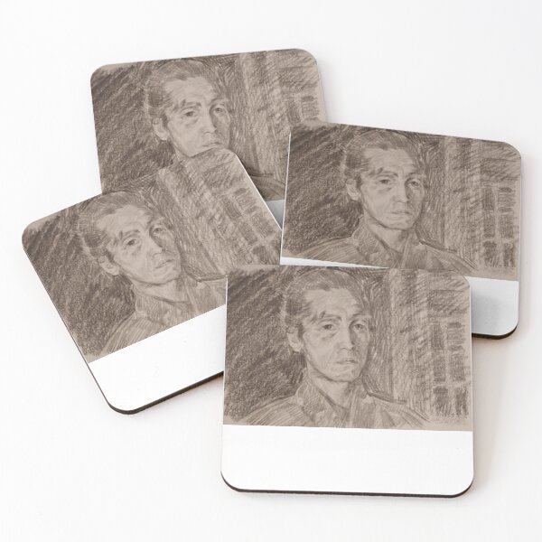 Item preview, Vintage Samurai Portrait Pencil Sketch designed and sold by bylhowary.