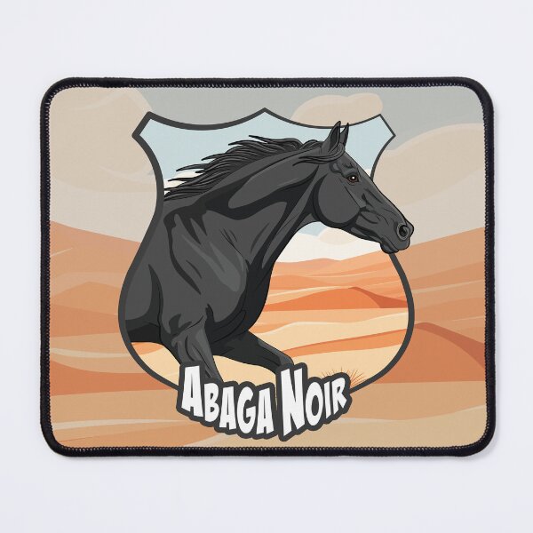 Item preview, An Abaga horse at a gallop, a crest, and a desert designed and sold by Cheval-de-coeur.
