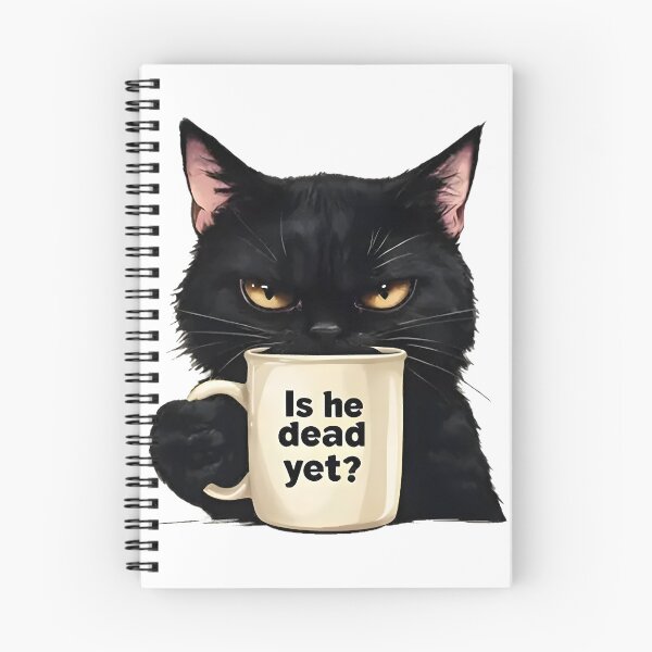 Item preview, Black Cat Political Humor Statement Funny Opinion Graphic Design | ⭐⭐⭐⭐⭐ designed and sold by King-Stor.