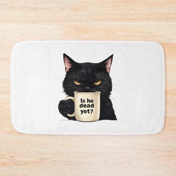 Item preview, Black Cat Political Humor Statement Funny Opinion Graphic Design | ⭐⭐⭐⭐⭐ designed and sold by King-Stor.