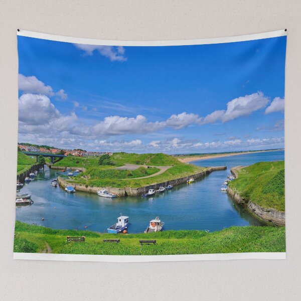 Item preview, Seaton Sluice Harbour at High Tide designed and sold by Violaman.