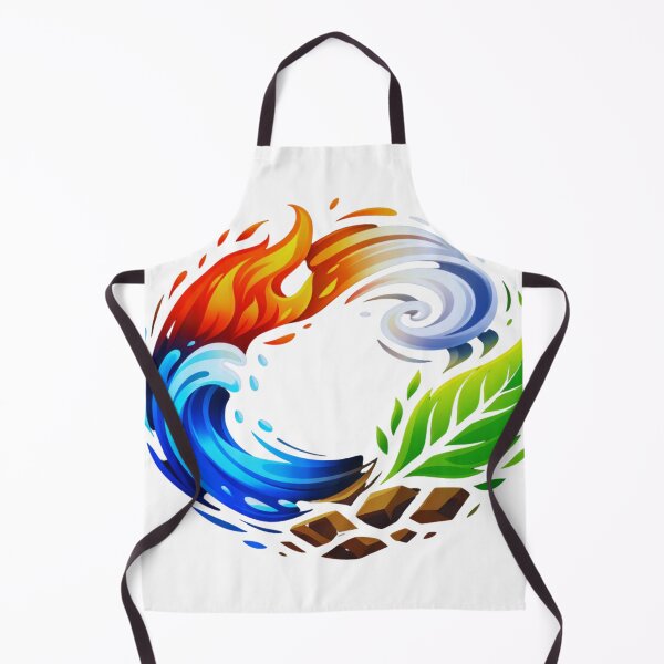 Item preview, Elemental Cycle – Fire Water Air Earth Harmony designed and sold by GabeMountainArt.