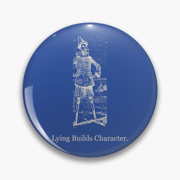 Item preview, Lying Builds Character — Vintage Pinocchio Tee designed and sold by Core-E.