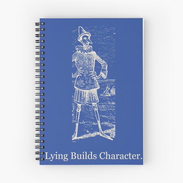 Item preview, Lying Builds Character — Vintage Pinocchio Tee designed and sold by Core-E.