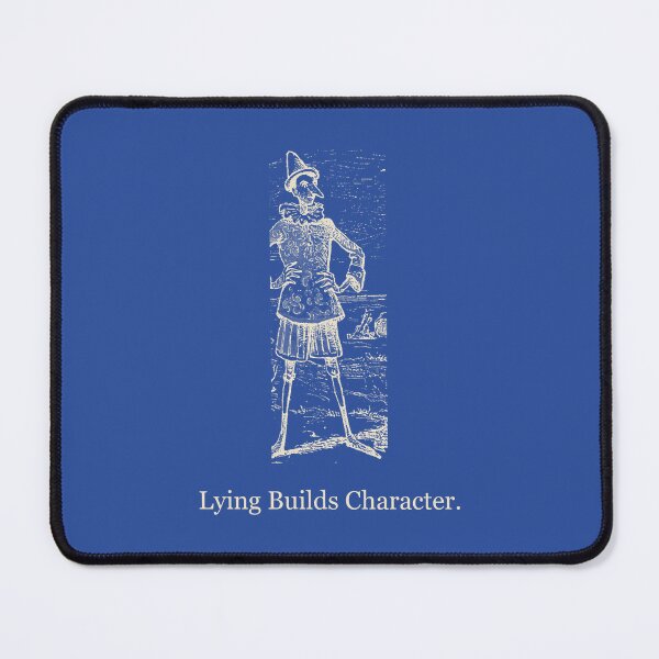 Item preview, Lying Builds Character — Vintage Pinocchio Tee designed and sold by Core-E.