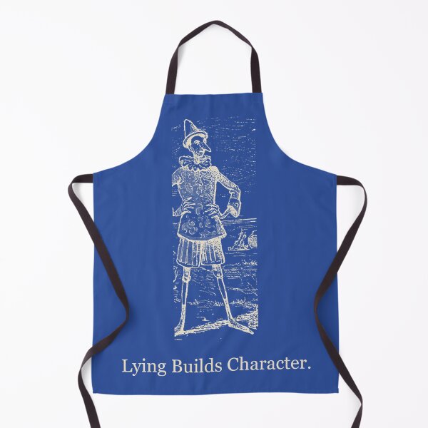 Item preview, Lying Builds Character — Vintage Pinocchio Tee designed and sold by Core-E.