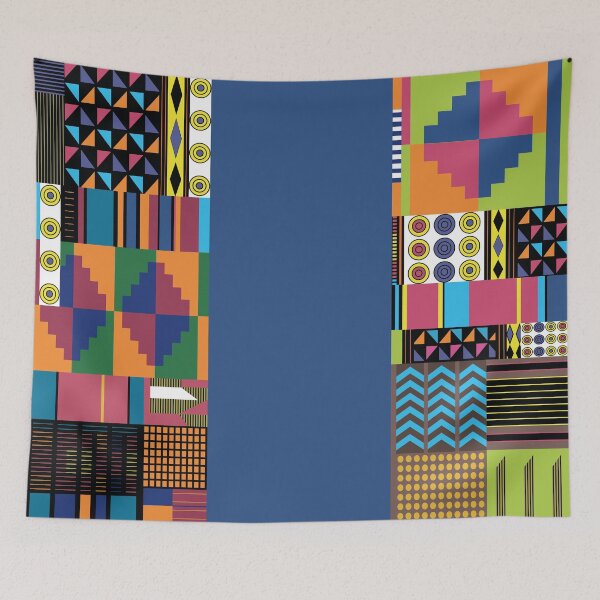 Item preview, Vibrant Geometric African Textile Pattern designed and sold by MammothArt.