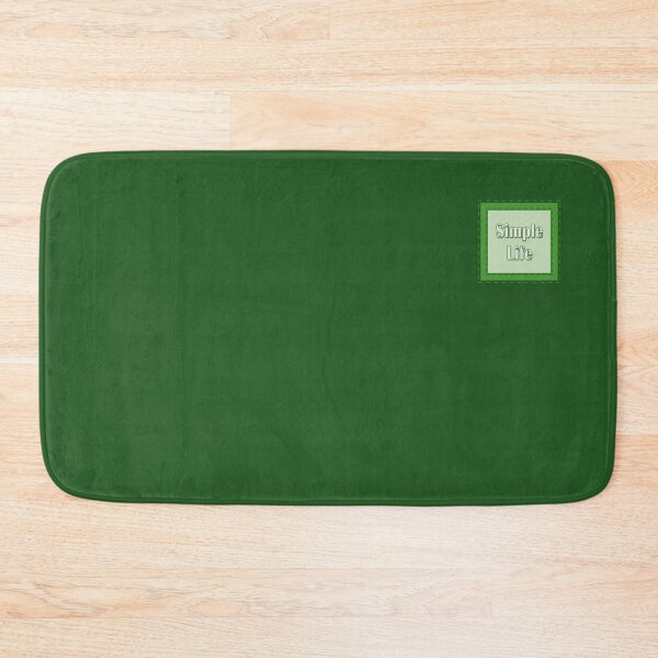 Item preview, The inscription "Simple life" in simulated textile frames of green color shades designed and sold by Cherevan.