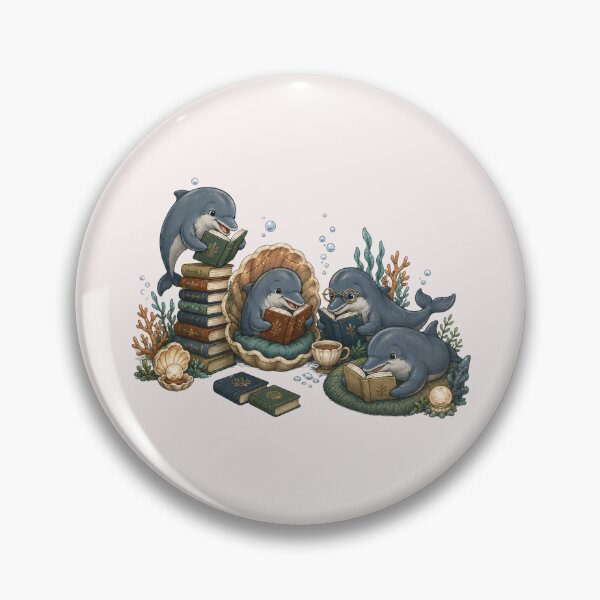 Item preview, Fin-Tastic Readers – Dolphin Book Club designed and sold by NinaCreator.