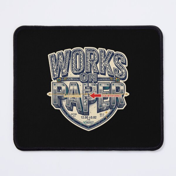 Item preview, Works on Paper Engineer Design, Engineering Humor, Engineer Gift, Engineering Student, Mechanical Engineer, Civil Engineer, Electrical Engineer, STEM Humor, Math Nerd designed and sold by Typologystudios.