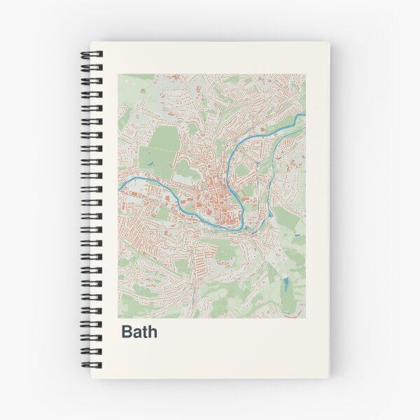 Item preview, Bath Minimalistic Map Art designed and sold by MapsNerd.