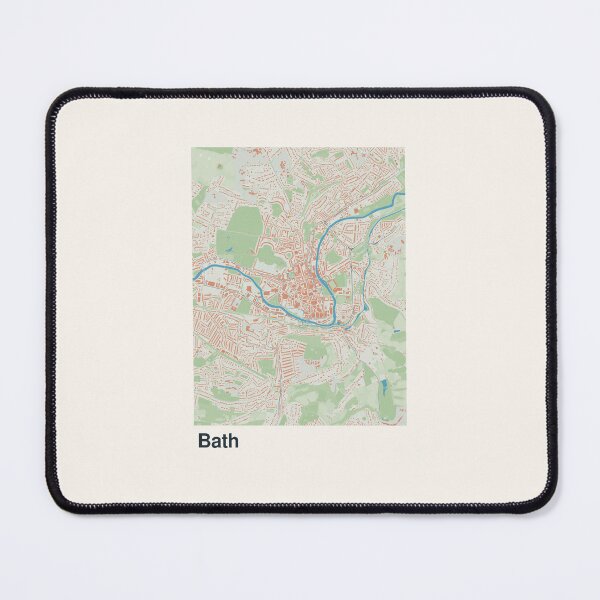 Item preview, Bath Minimalistic Map Art designed and sold by MapsNerd.