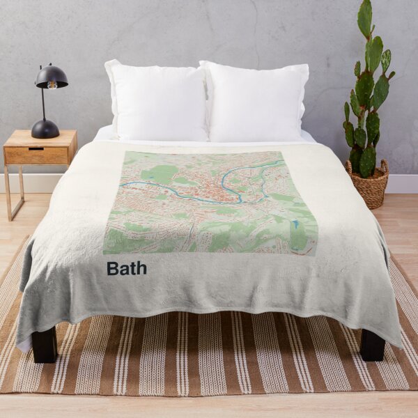 Item preview, Bath Minimalistic Map Art designed and sold by MapsNerd.