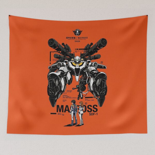 Item preview, Retro Valkyrie VF-1J – Japanese Mecha Space Fighter designed and sold by zumerdiego.
