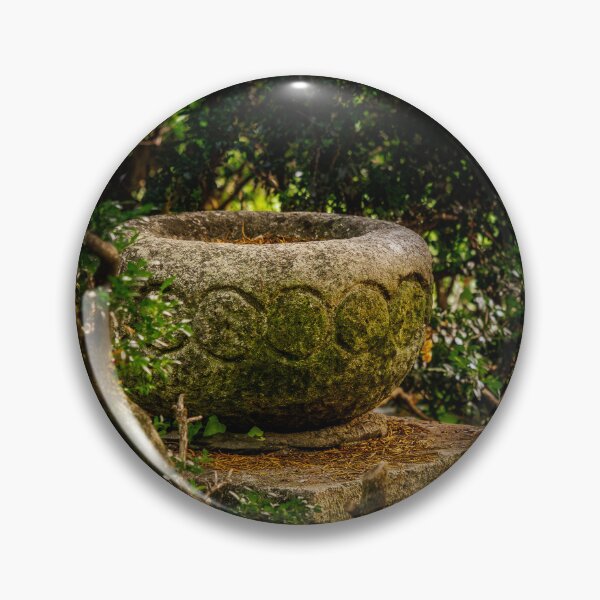 Item preview, Moss-Covered Stone Urn in the Garden designed and sold by Rabee Khalil Photography.