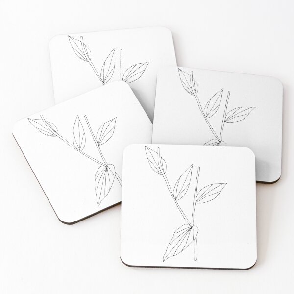 Item preview, Minimalist Botanical Line Art Leaf Branch Design designed and sold by pazis00.