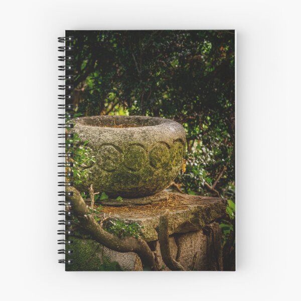 Item preview, Moss-Covered Stone Urn in the Garden designed and sold by Rabee Khalil Photography.